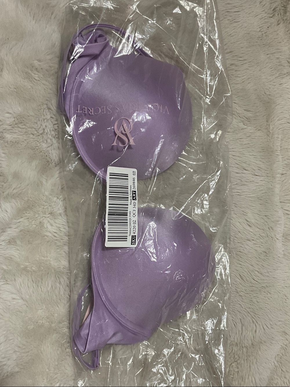 NWT Victoria’s Secret very sexy smooth push up bra in charmed violet